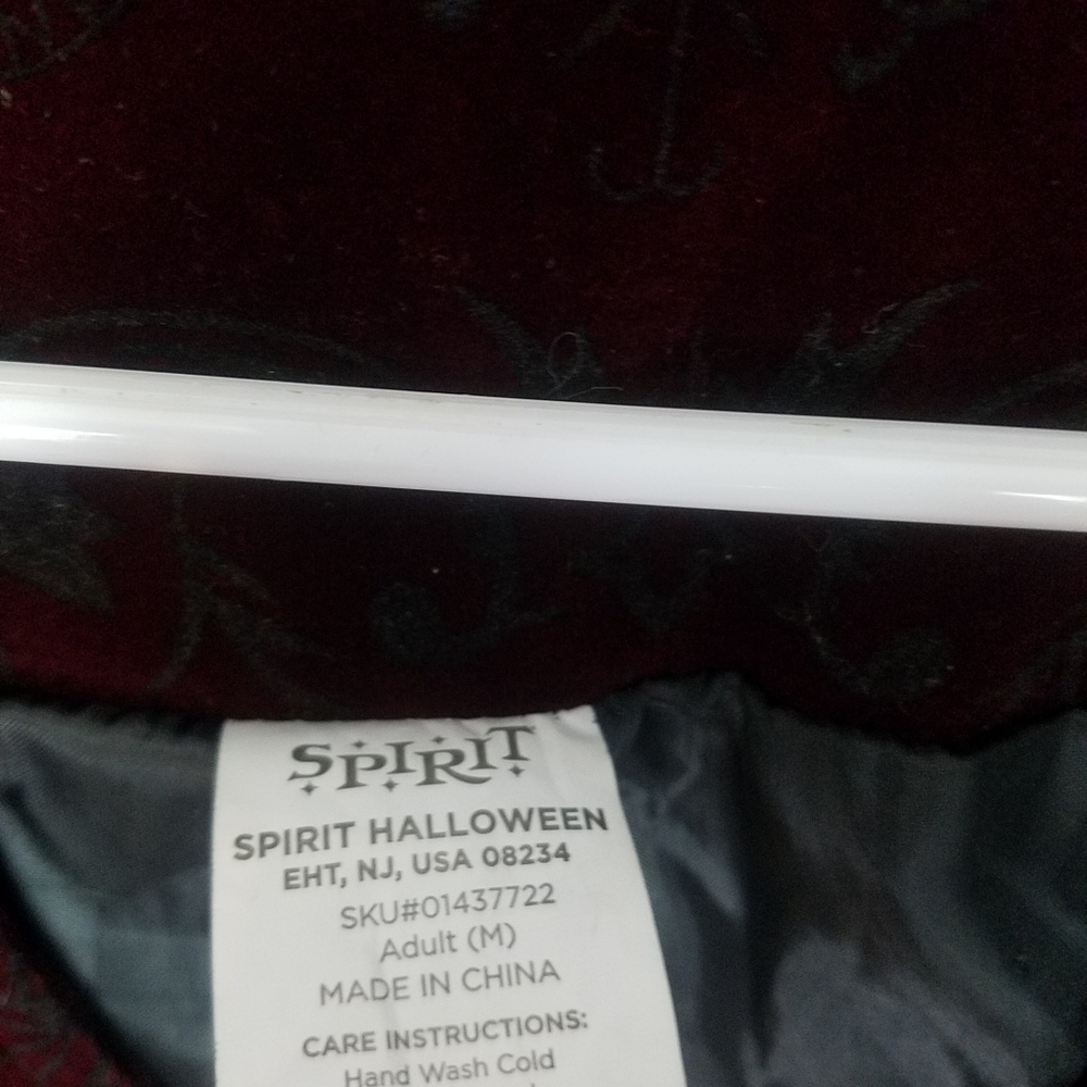 Spirit Halloween velvet faux leather vest - Picture 9 of 9
